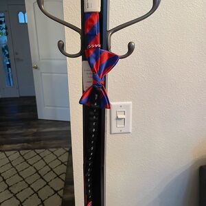 Men’s bow tie orange and blue